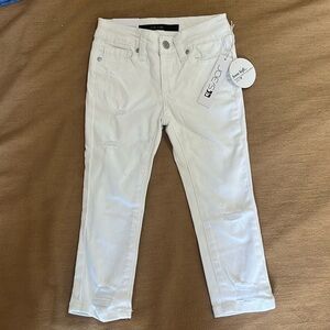 NWT Joe’s Jeans Girls white, The Markie Mid Rise Skinny Ankle Jean